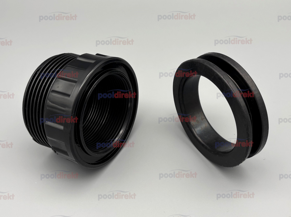 Filter-Außenverschraubung 2" IG mit Manschettendichtung