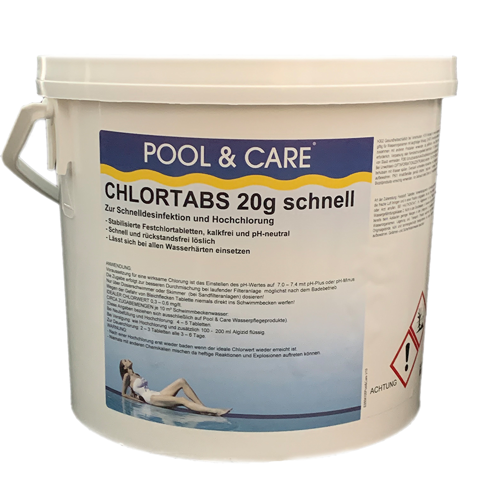 Chlortabs mini 20g schnelllöslich