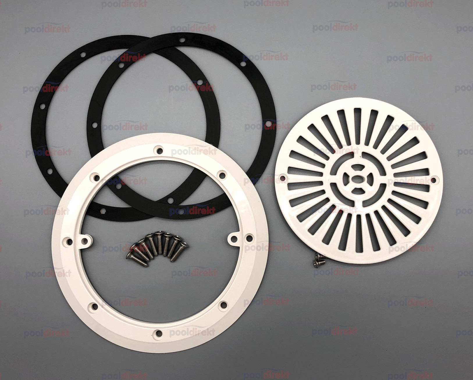 Flanschsatz inkl. Deckel für Bodenablauf KS groß