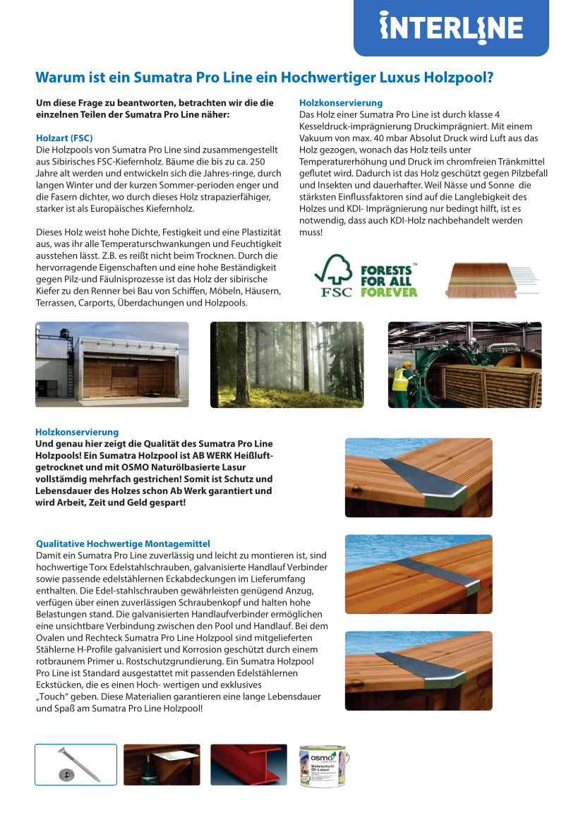 Holzart, Holzkonservierung