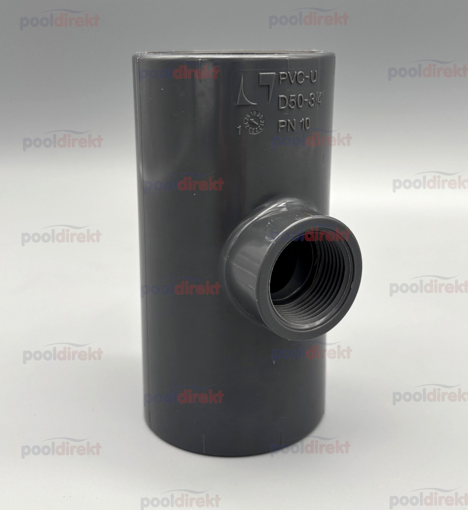 T-Stück 90° D50 x 3/4" IG