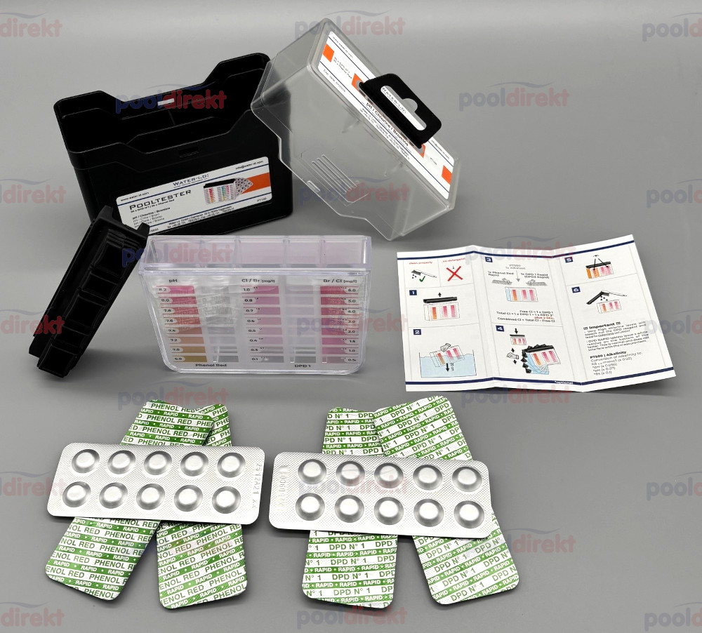 DPD Pooltester Chlor und pH-Wert