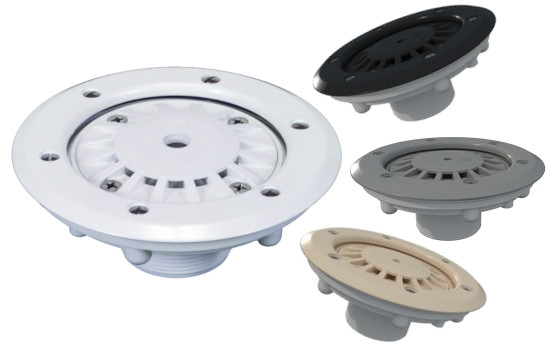 Astral Bodeneinlaufdüse weiß