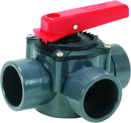 3 - Wege Kugelhahn D 50 mm