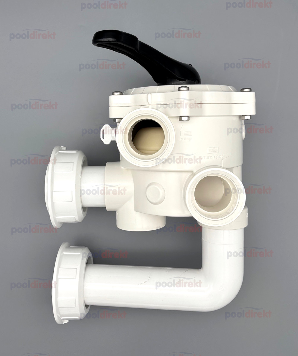 6-Wege-Ventil Praher mit Astral Verrohrungsset