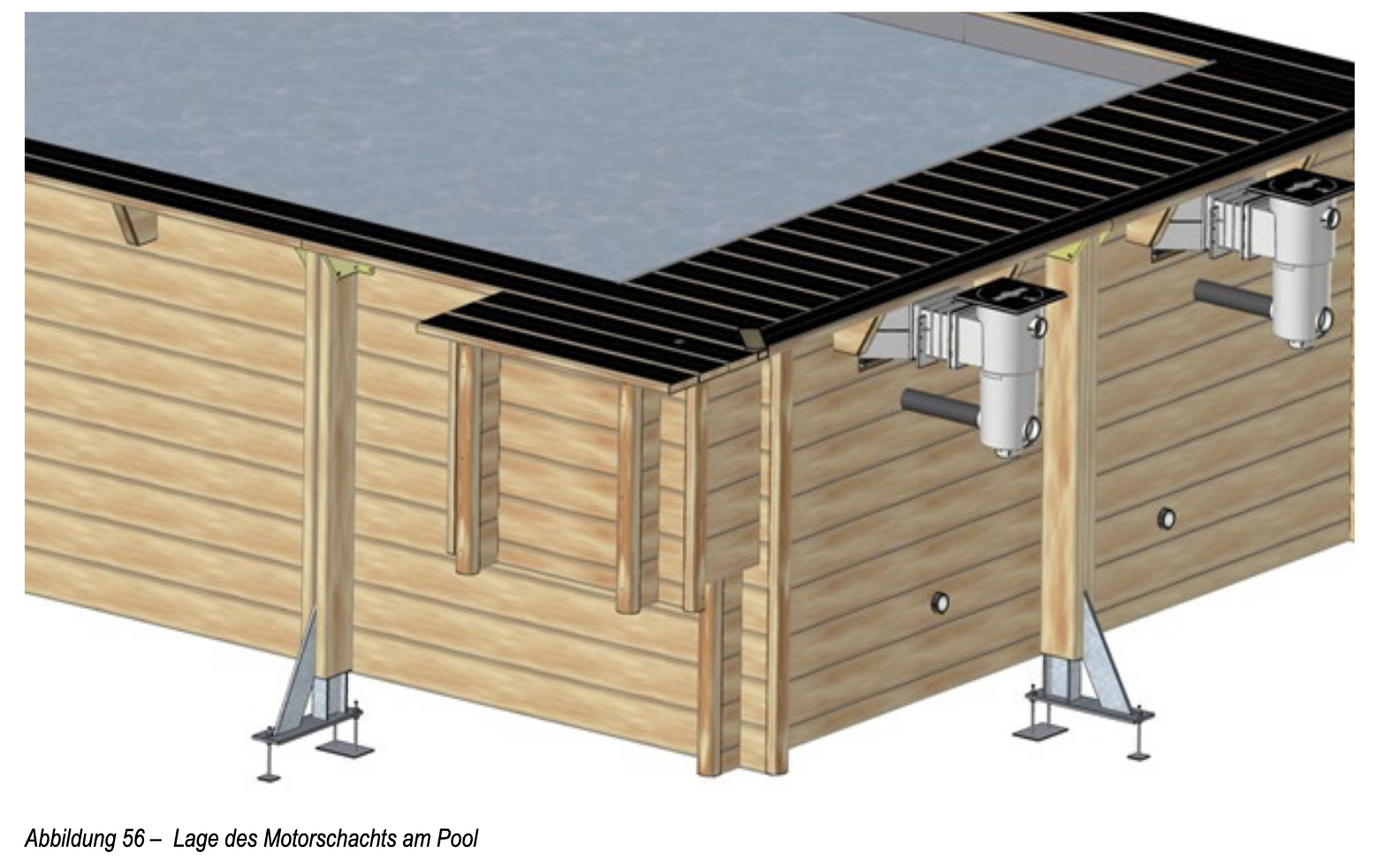 Optional: Motorschacht