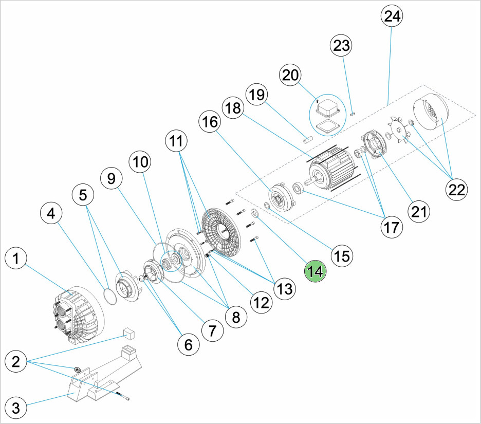Beilagscheibe Jet Pumpe